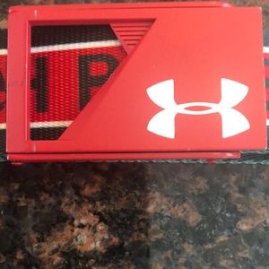 Under Armour 44” Natty Boh Belt Green/Red